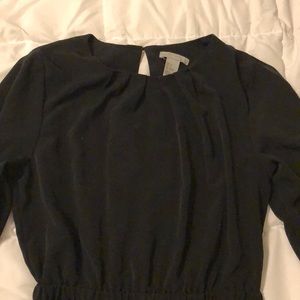 Black long sleeved H&M dress